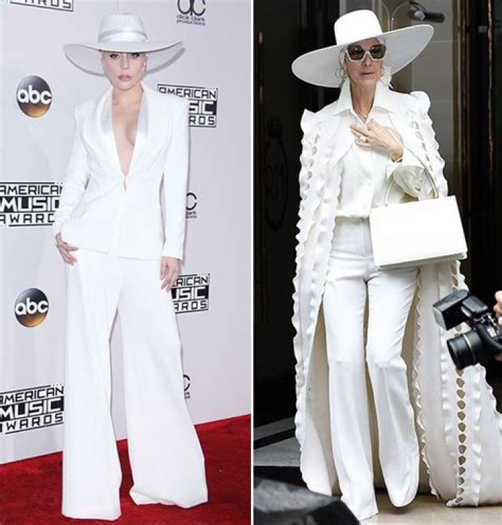 Celine Dion Channels Lady Gaga In Dramatic Cape & Hat