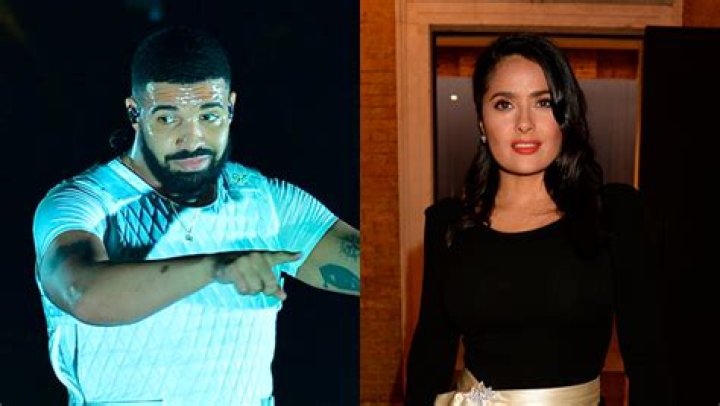 Drake, 32, Admits To Crushing On Salma Hayek, 52, After Snuggling Up To Her In New Pic