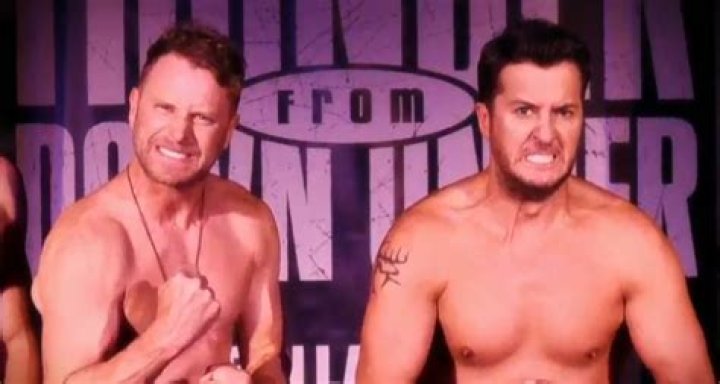 Luke Bryan & Dierks Bentley Strip With Thunder From Down Under At ACMs — Hot Pics
