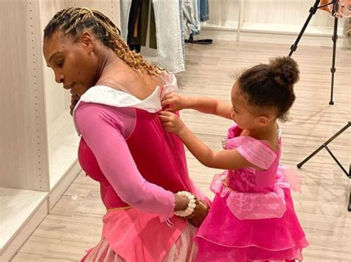 Serena Williams & Daughter, 2, Rock Matching Princess Dresses While Singing & Dancing To Disney Tune